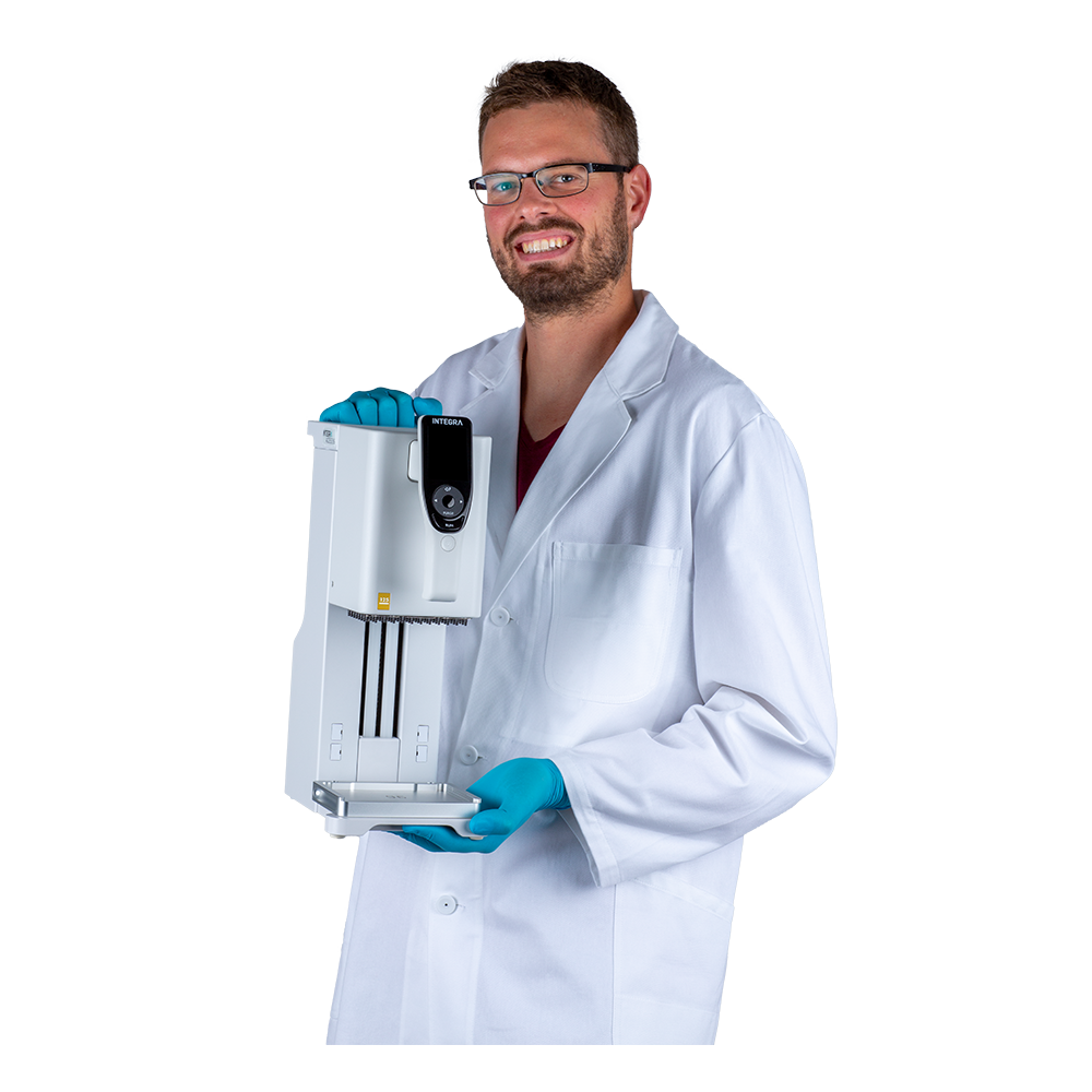 MINI 96 channel electronic pipette compared