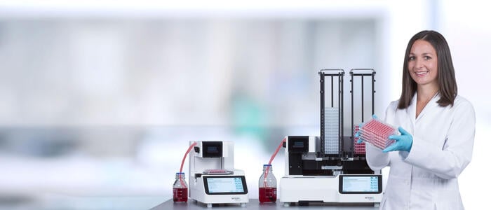 WELLJET reagent dispenser and dispenser stacker