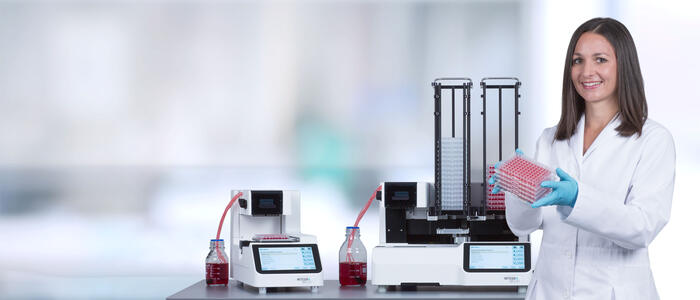 WELLJET reagent dispenser and dispenser stacker