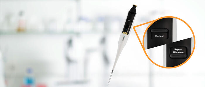 SWITCH hybrid pipette with the two modes
