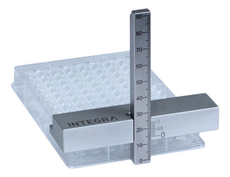 The plate measuring tool with one plate. 