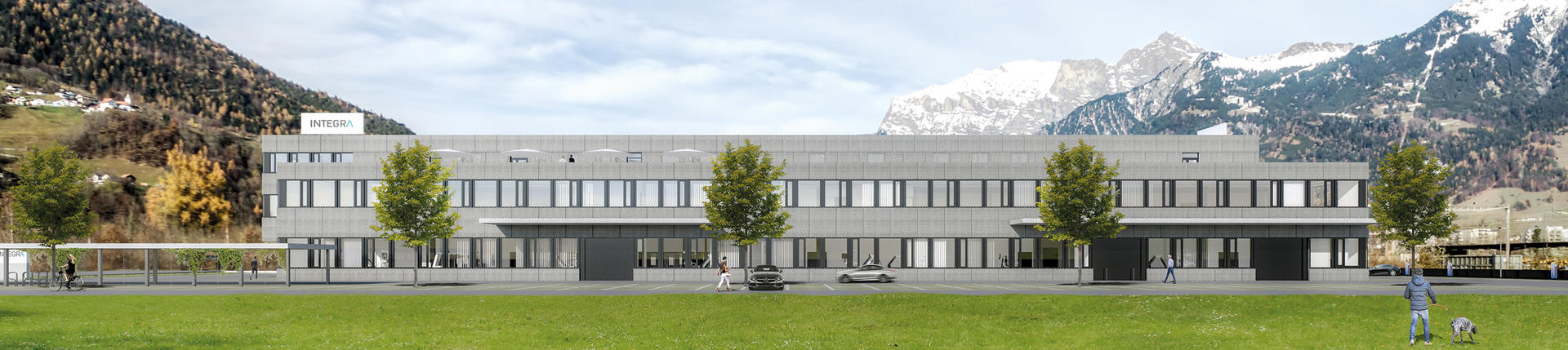 Extended Company building in Zizers