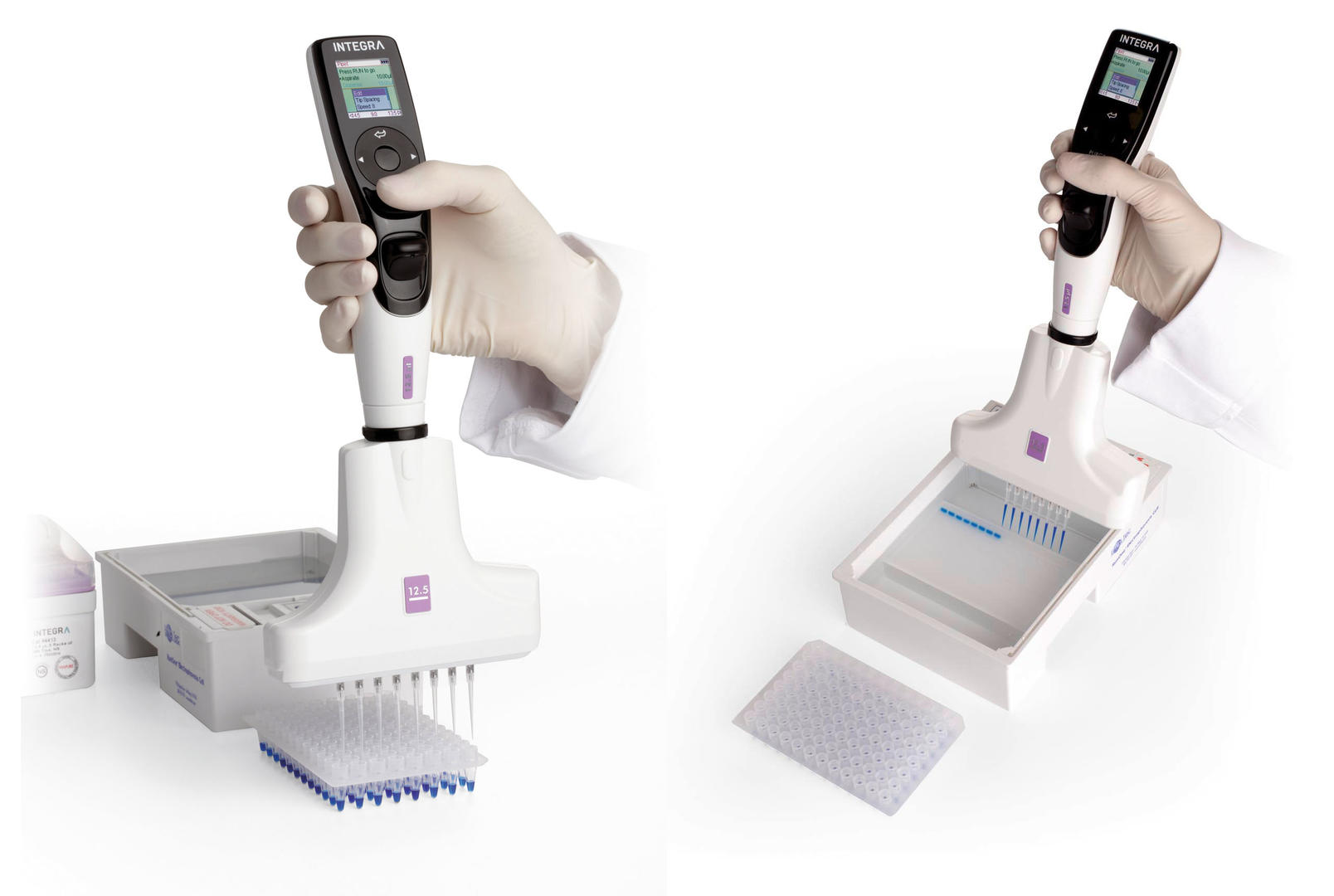 Gel loading using a VOYAGER II pipette