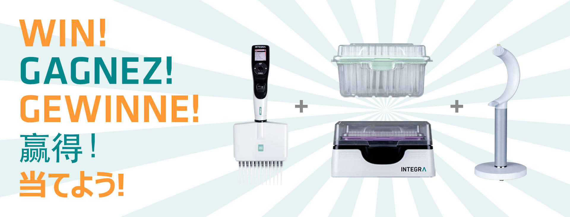 WIN! VIAFLO electronic multichannel pipette + ECO Rack GripTips + PopTop base + charging stand