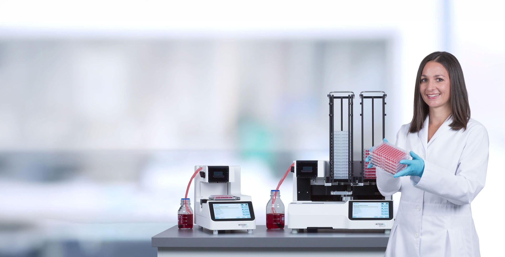 WELLJET reagent dispenser and dispenser stacker