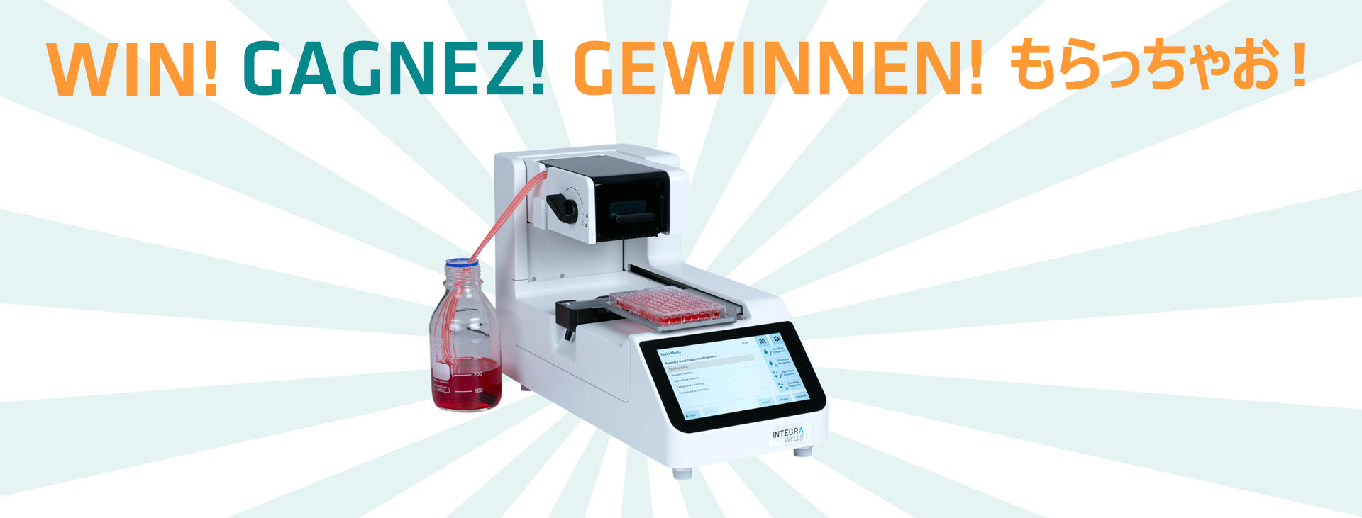 Win a WELLJET reagent dispenser