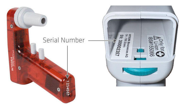 PIPETBOY acu 2 serial number positioning