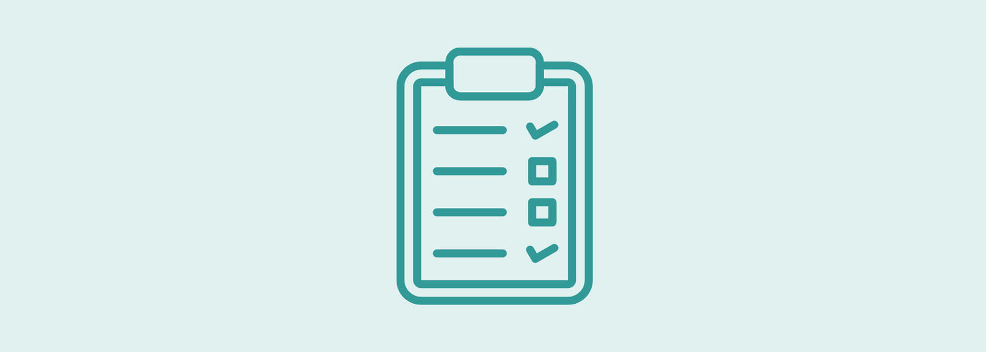 Why safety in the lab is important: Pictogram of a checklist