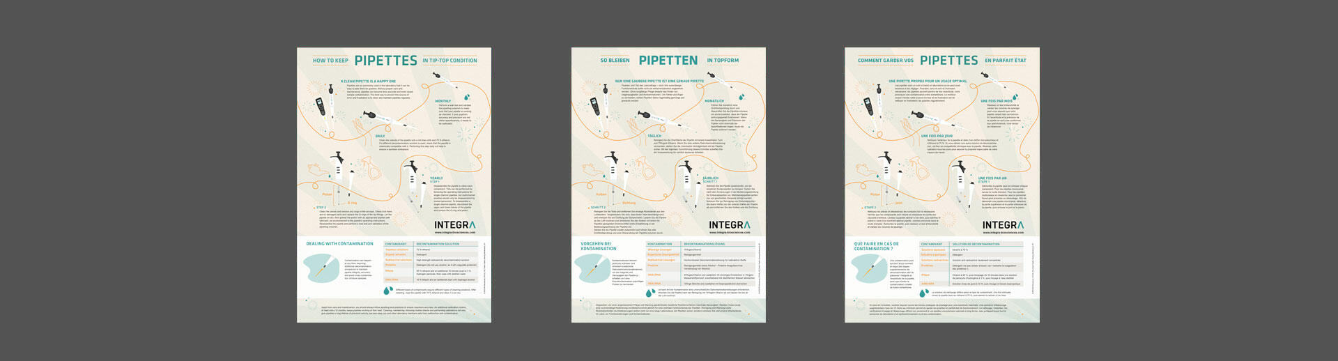 Preview of a poster about how to clean and maintain pipettes