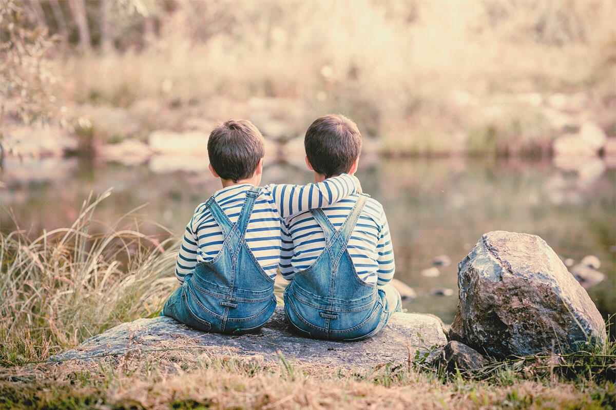 Twin boys
