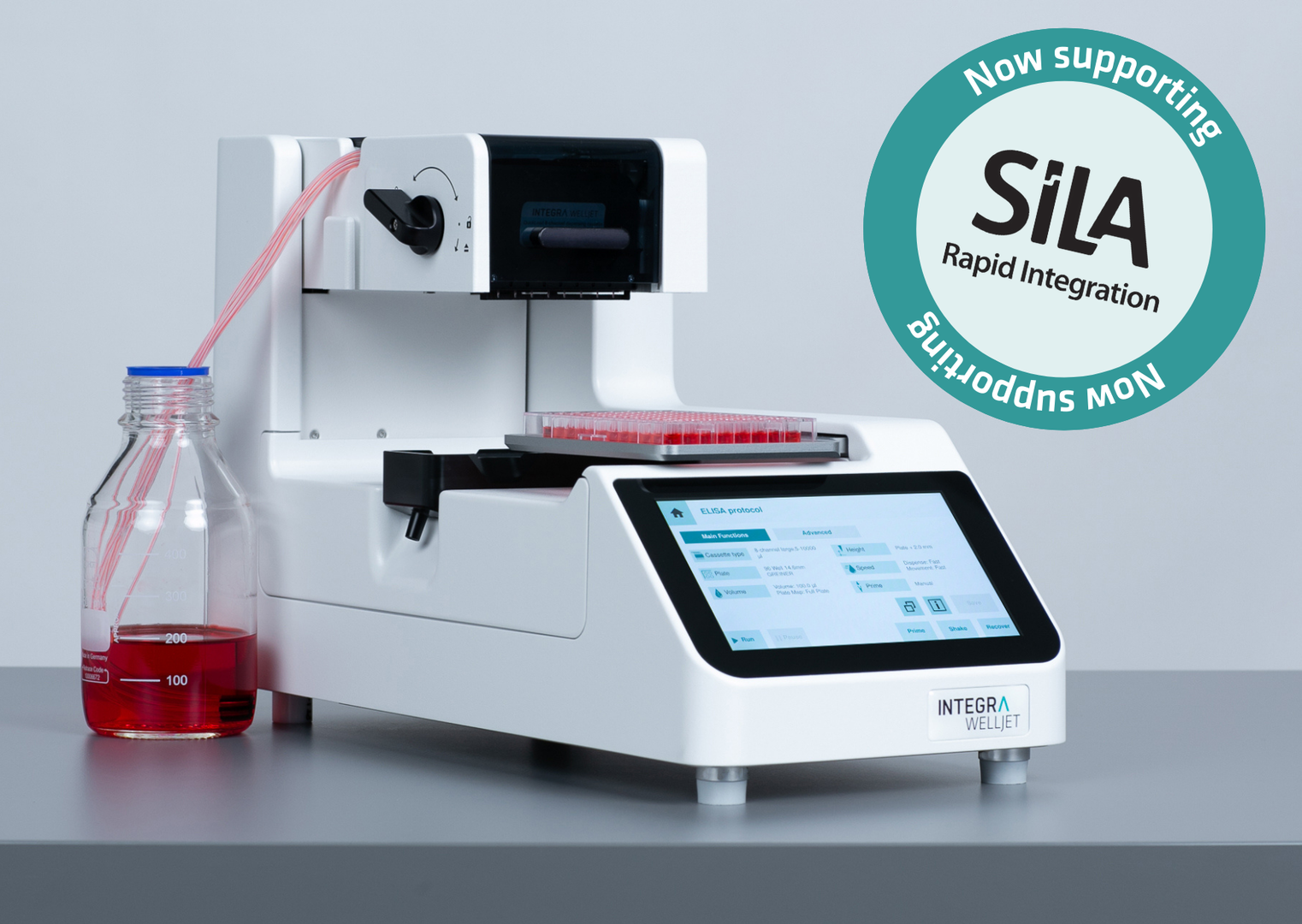 WELLJET試薬ディスペンサー、SiLA-2とのインテグレーションに対応