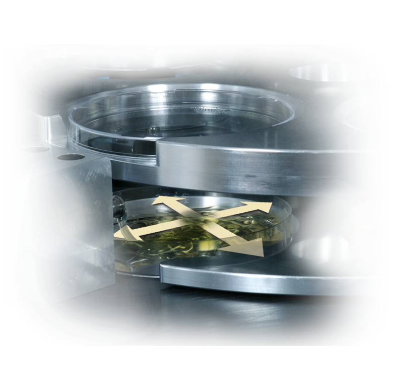 MEDIAJET Petri dish filler has a agar spread function for media cost reduction