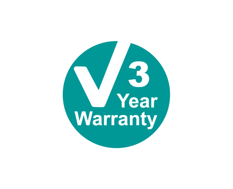 PIPETBOY 3 year warranty symbol