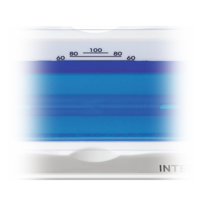 Clear Graduations on INTEGRA reagent reservoirs making it easier to identify the exact desired volume line.