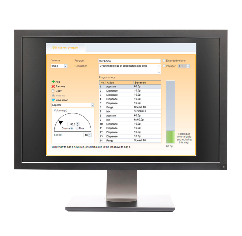 With VIALINK its easy to create complex pipetting protocols