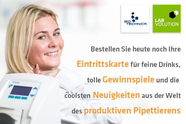Ihr Gratisticket für die Biotechnica