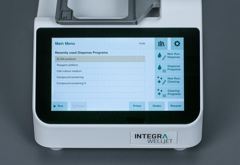 The WELLJET interface is intuitive and user-friendly