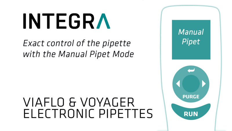 VIAFLO | Lightweight electronic pipettes | INTEGRA