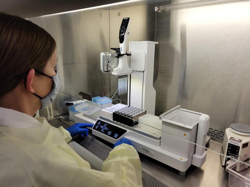 Aautomated pooled sample testing workflow using an ASSIST PLUS pipetting robot