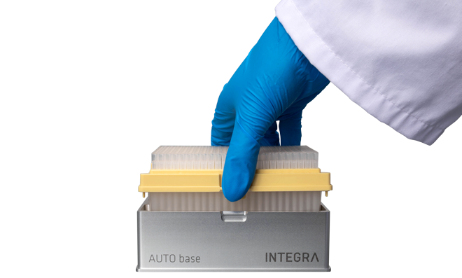 AUTO rack GRIPTIPS® for benchtop platforms