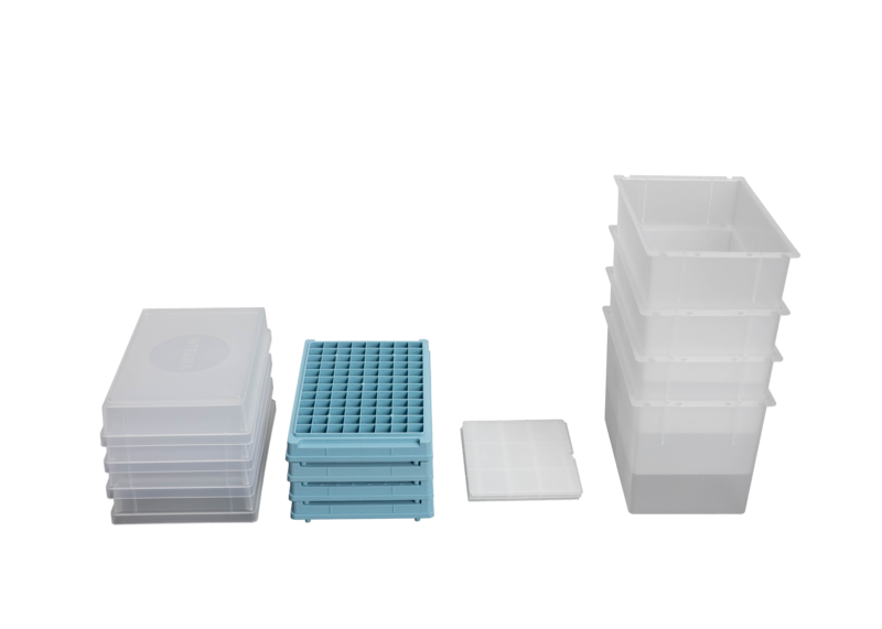 AUTO rack pieces stacked