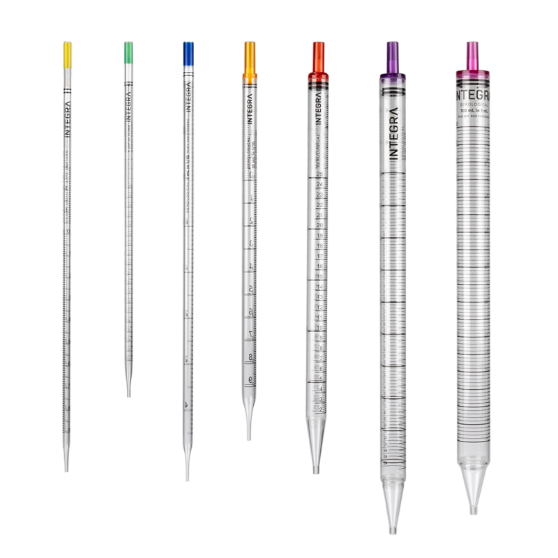 Collection of all INTEGRA serological pipets