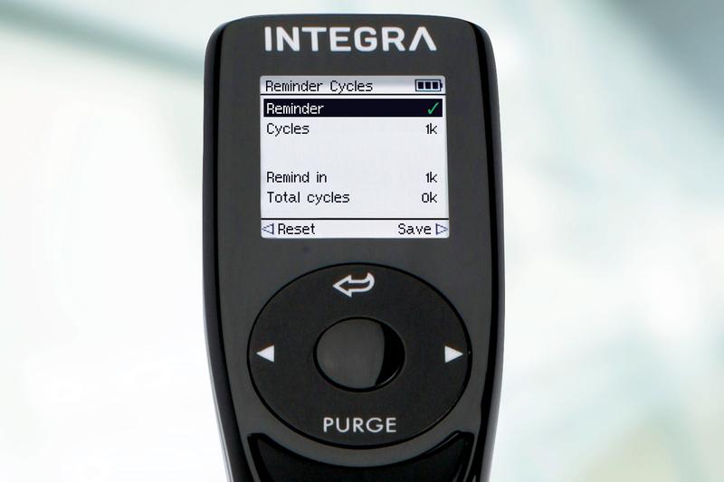 INTEGRA makes life easier with built-in calibration alarms