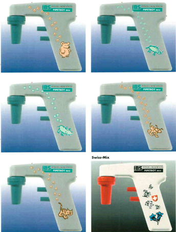 The deco line of PIPETBOY acu controllers produced in 1998. 