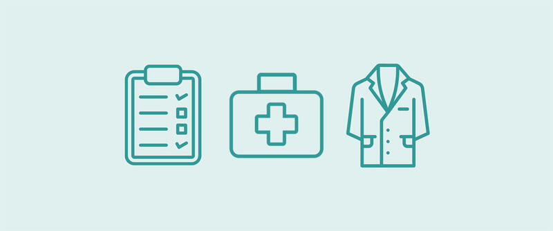 Lab safety guideline pictograms