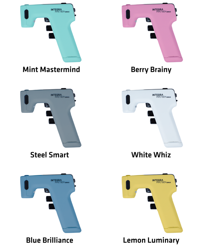 PIPETBOY GENIUS colors and names