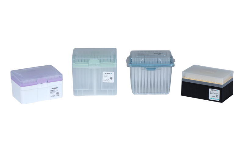Quatre types de racks de pointes INTEGRA