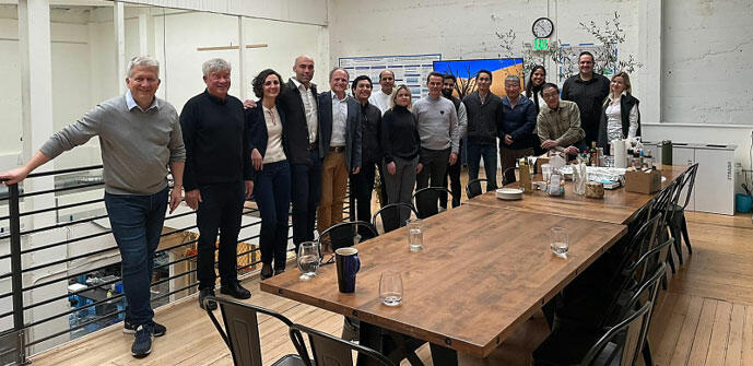 Miroculus team members welcome INTEGRA visitors to their office in San Francisco.