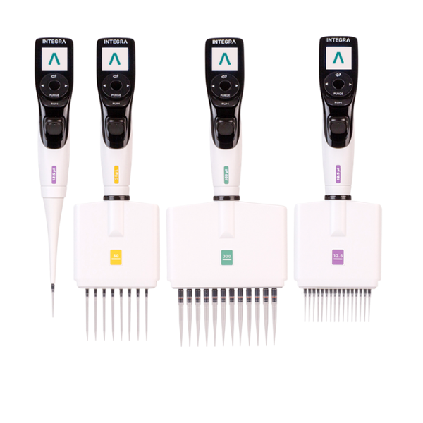 INTEGRA's VIAFLO electronic pipettes are available in various volumes.