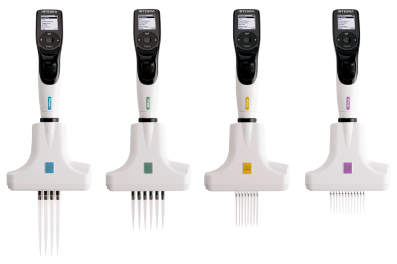 Pictures of different channel VOYAGER pipettes