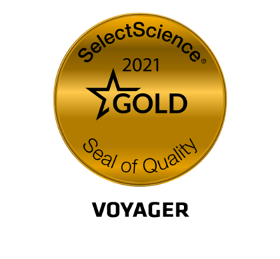 SelectScience seal of quality gold for VOYAGER 2021