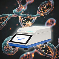 The MIRO CANVAS and a single-use MIRO cartridge for fully automated NGS sample prep. 