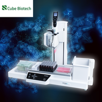Membrane protein representation and INTEGRA ASSIST PLUS pipetting robot shown together