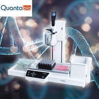 The ASSIST PLUS pipetting robot with the Quantabio logo