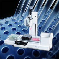 qPCR master mix preparation with the D ONE single channel pipetting module and the ASSIST PLUS pipetting robot 